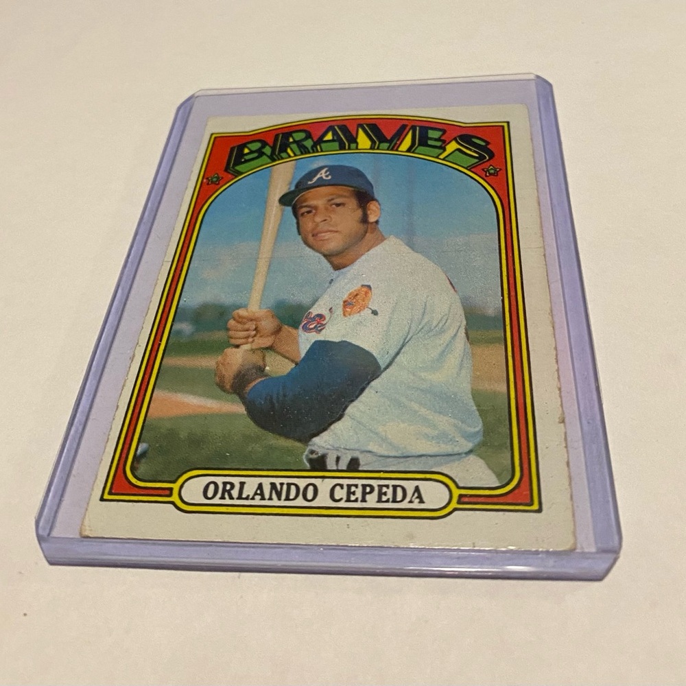 Orlando Cepeda 1972 Topps Baseball Card Vintage Collectible